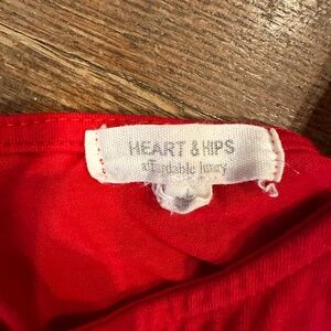 Heart Hips Kids Vibrant Red Pants